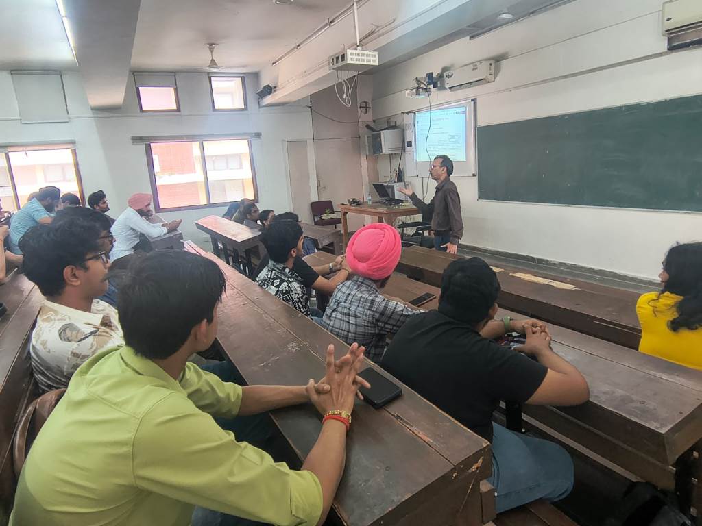 Expert Lecture Organised at Punjab Engineering College Under IndustryAcademia Expert Lecture Week